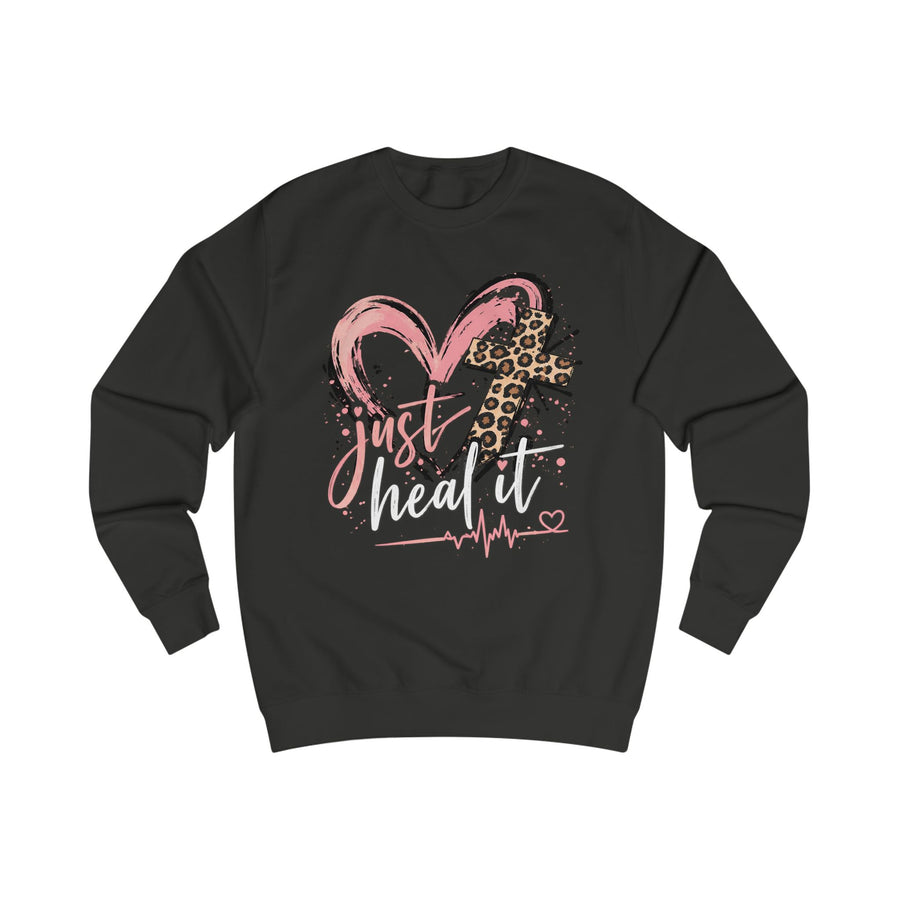Just heal with cross Unisex Sweatshirt