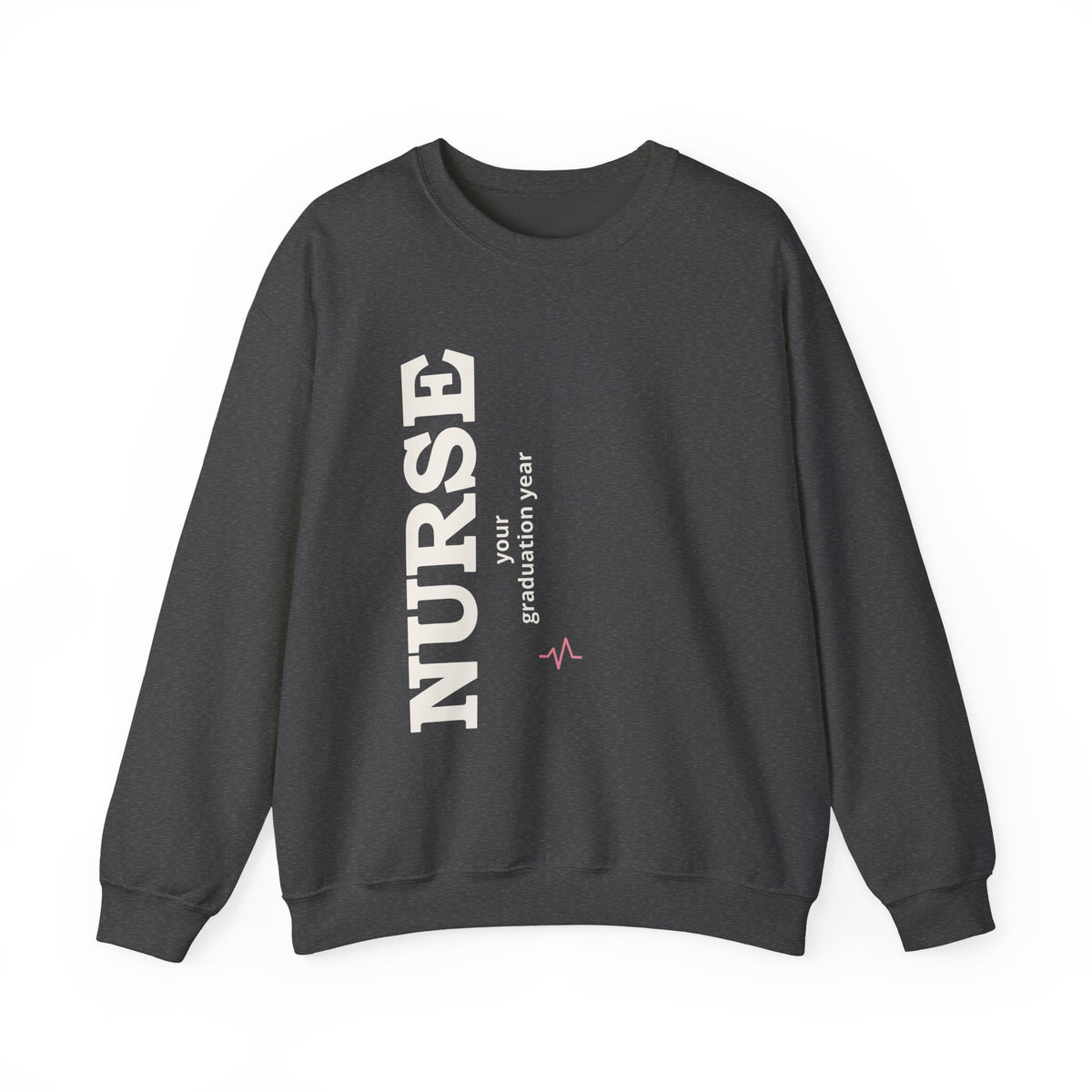Vertical Nurse  Personalization Unisex Sweatshirt