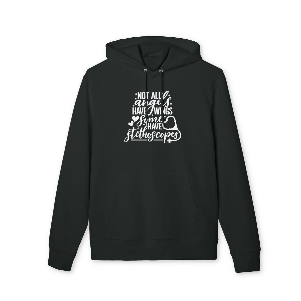 Angel Nurse Stethoscope Unisex Hoodie