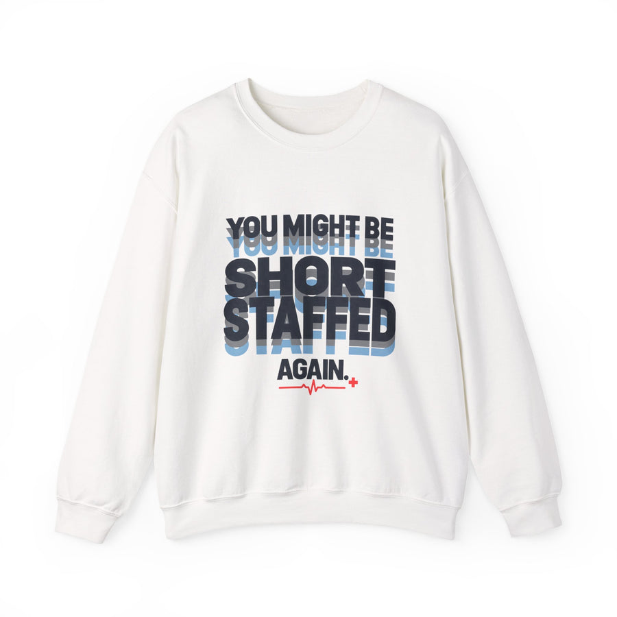 Short Staffed Unisex Heavy Blend™ Crewneck Sweatshirt