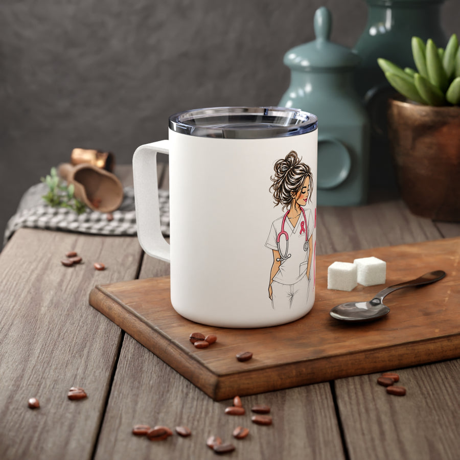 Heal heart Insulated Coffee Mug, 10oz