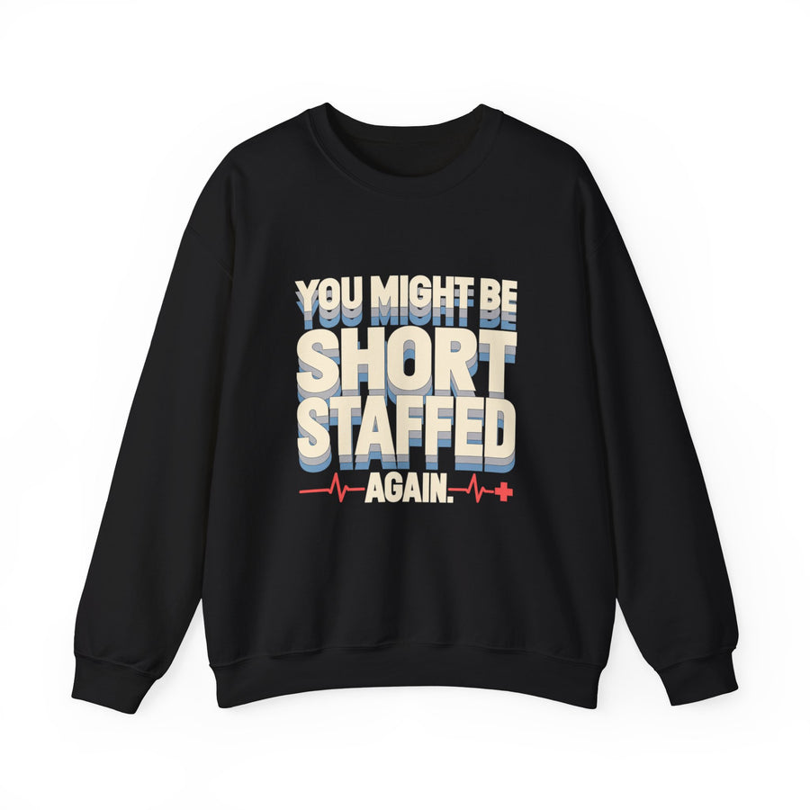 Short Staffed Unisex Heavy Blend™ Crewneck Sweatshirt