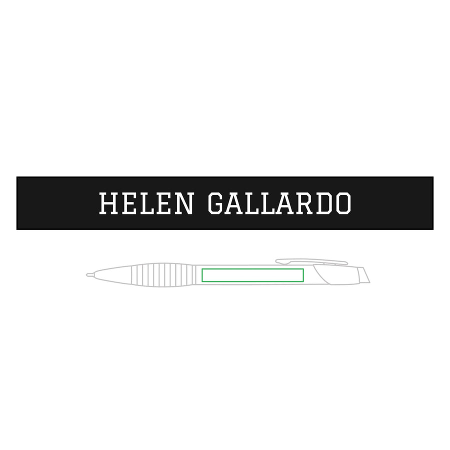 Personalization Brass Ballpoint Pen with Gripper (Engraving)