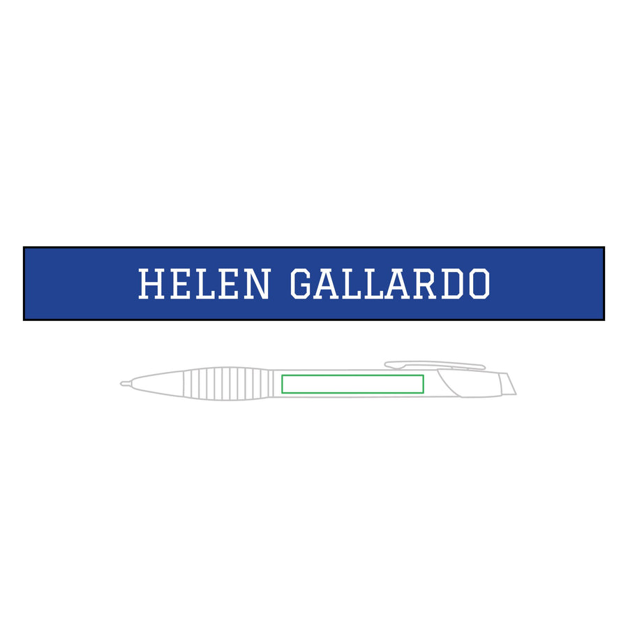 Personalization Brass Ballpoint Pen with Gripper (Engraving)