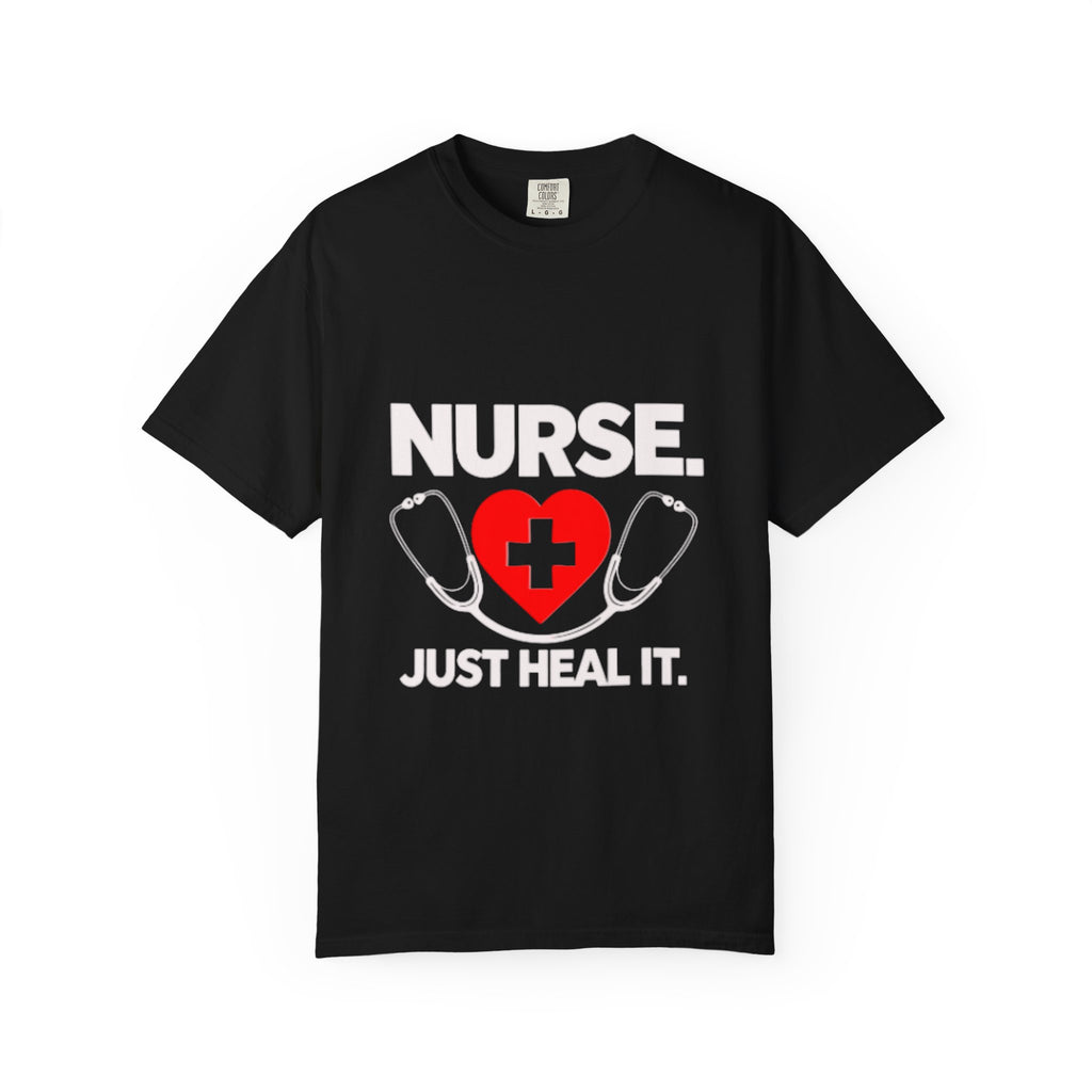 Nurse Inspired T-Shirt - Perfect Gift for Healthcare Workers, Nurse Appreciation Gift, Casual Wear, Gift for Nurses Day, Medical Humor Tee-Black