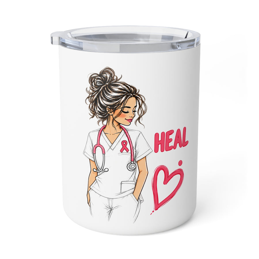 Heal heart Insulated Coffee Mug, 10oz