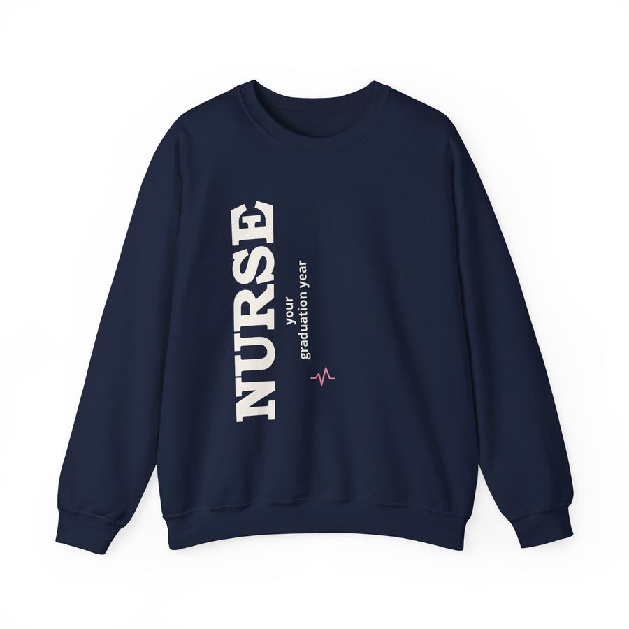 Vertical Nurse  Personalization Unisex Sweatshirt