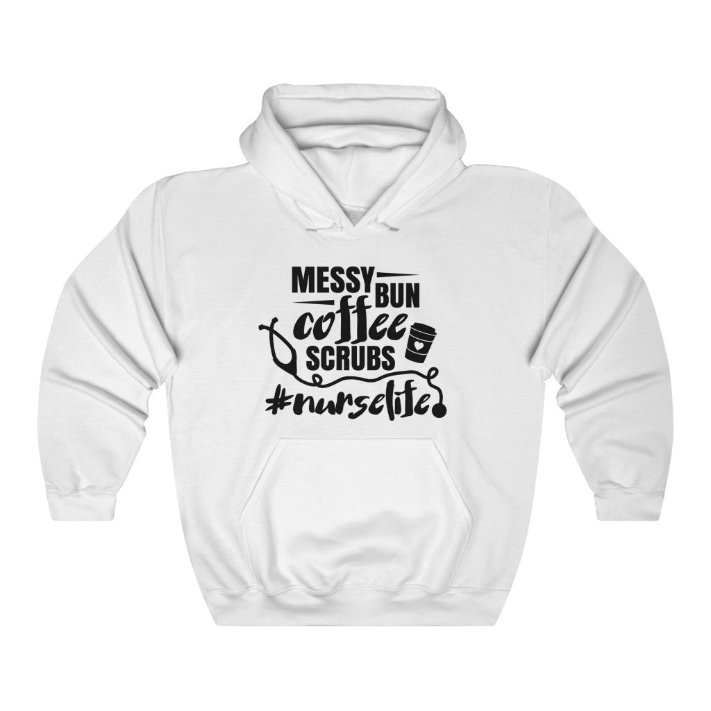 Messy Bun Coffee Scrubs #nurselife