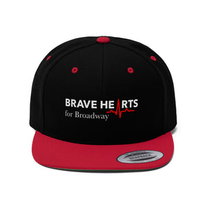 BRAVE HEARTS FOR BROADWAY/Unisex Flat Bill Hat