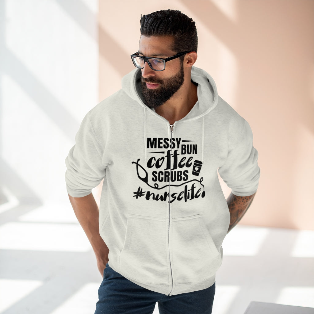 Messy BUN Coffee Scrubs #nurselife