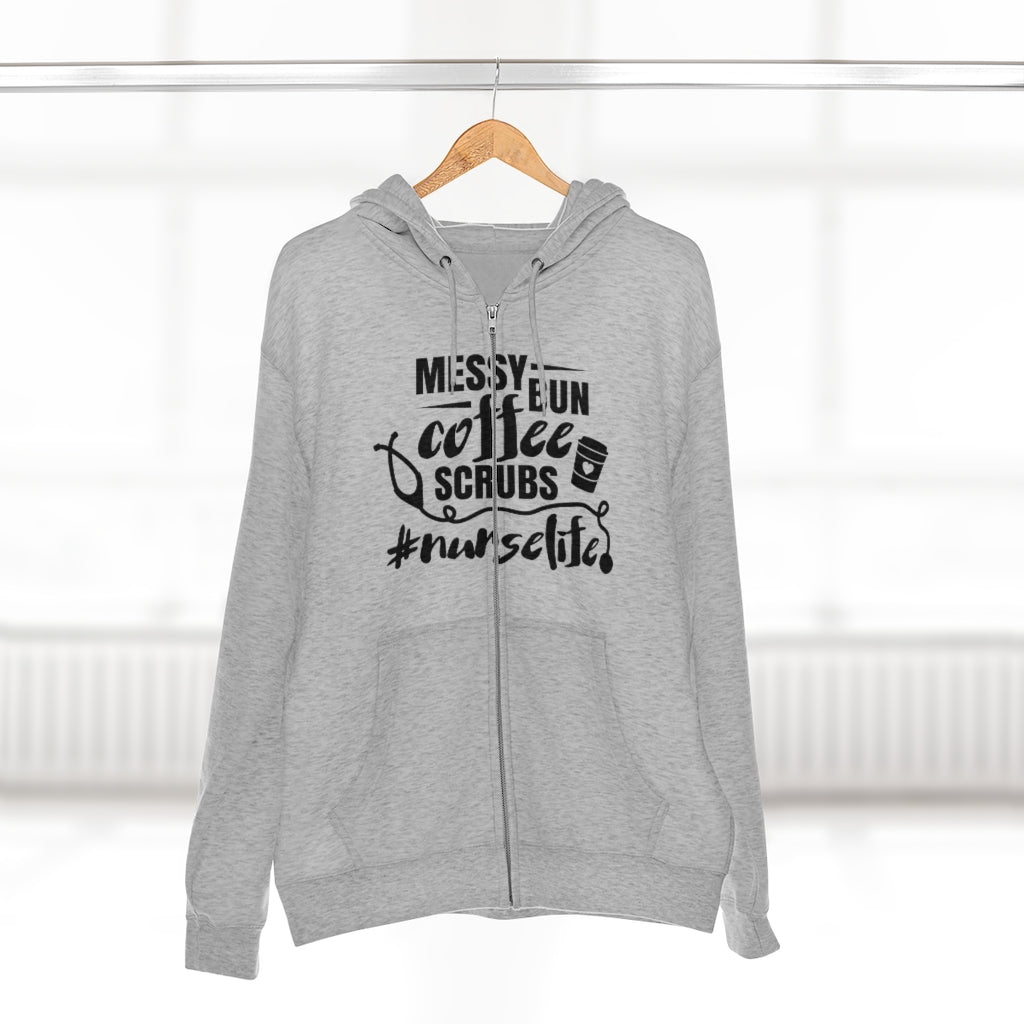 Messy BUN Coffee Scrubs #nurselife