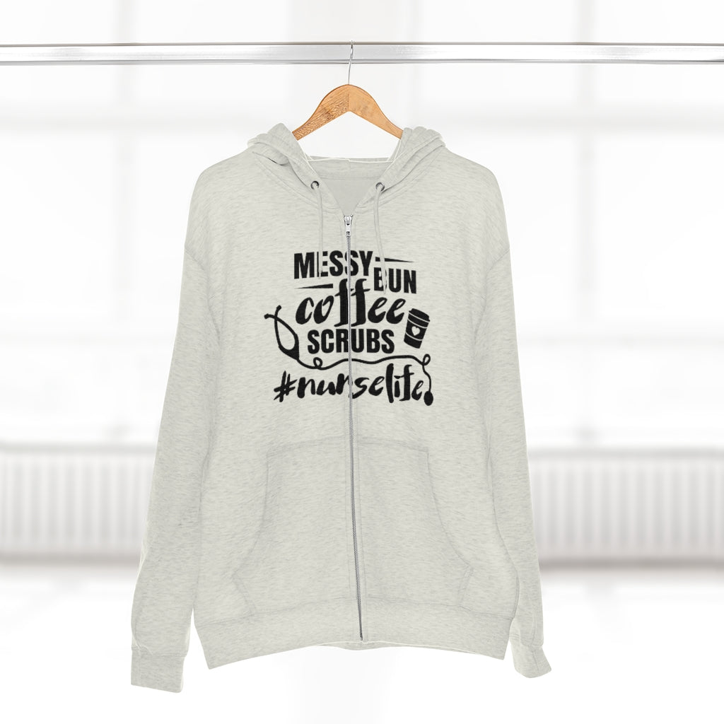 Messy BUN Coffee Scrubs #nurselife