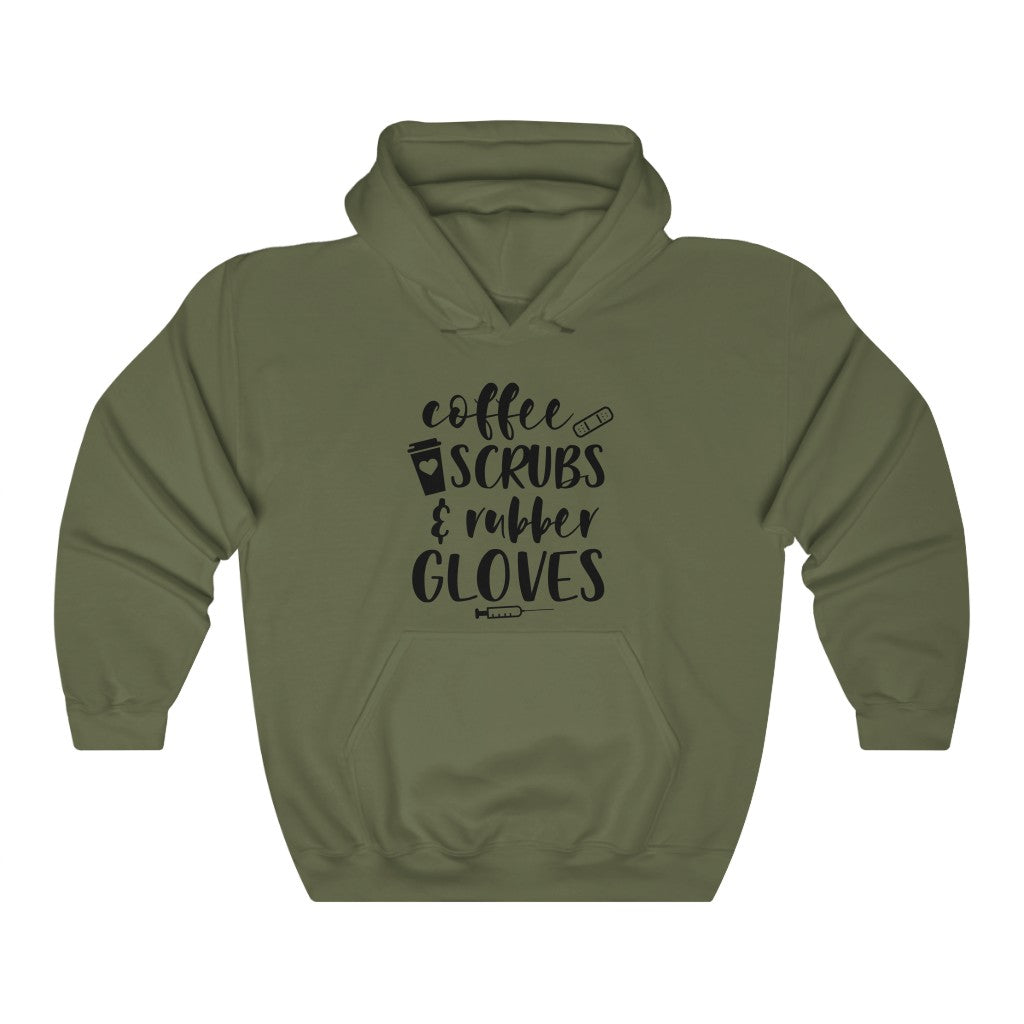 Coffee Scrubs & Rubber Gloves